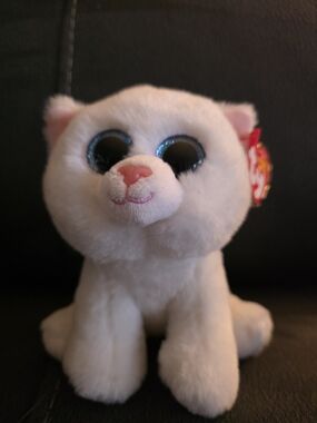 Ty Beanie Boo - PEARL the 2015 White Cat 6" NEW MWMTs Plush